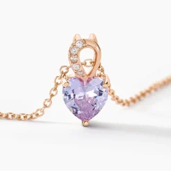 Histoire d'Or Collier Atieno Argent Rose Oxyde De Zirconium