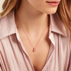 Histoire d'Or Collier Atieno Argent Rose Oxyde De Zirconium