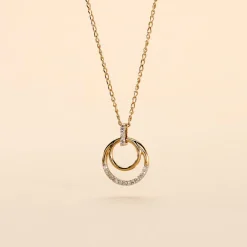 Histoire d'Or Collier Atlanta Or Jaune Diamant