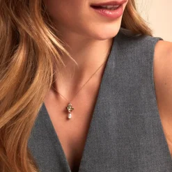 Histoire d'Or Collier Audley Or Jaune Perle De Culture