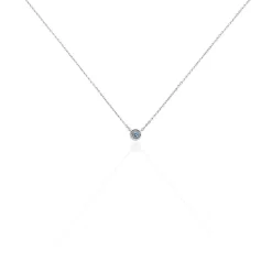 Collier Auxana Argent Blanc Oxyde De Zirconium-Histoire d'Or New