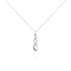 Histoire d'Or Collier Ayhan Argent Blanc Oxyde De Zirconium