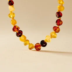 Histoire d'Or Collier Bebe Argent Blanc Moisha Ambres