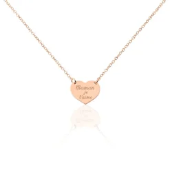 Histoire d'Or Collier Betie Argent Rose