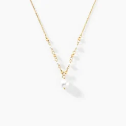 Histoire d'Or Collier Bindy Or Jaune Perle De Culture