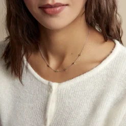 Collier Borya Argent Blanc Oxyde De Zirconium-Histoire d'Or New