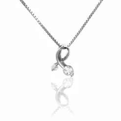 Histoire d'Or Collier Briaga Argent Blanc Oxyde De Zirconium