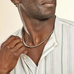 Histoire d'Or Collier Bryann Acier Gris