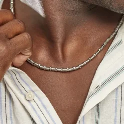 Histoire d'Or Collier Bryann Acier Gris