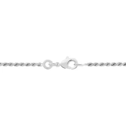 Histoire d'Or Collier Cacilda Maille Corde Argent Blanc