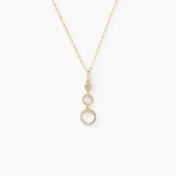 Histoire d'Or Collier Camron Or Jaune Oxyde De Zirconium