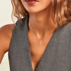 Histoire d'Or Collier Camron Or Jaune Oxyde De Zirconium