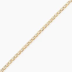 Histoire d'Or Collier Capucin Or Jaune Maille Marine Plate