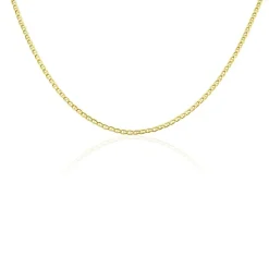 Histoire d'Or Collier Capucin Or Jaune Maille Marine Plate