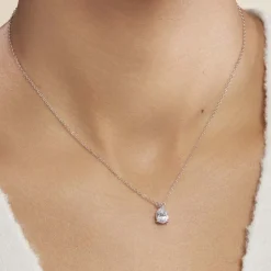 Histoire d'Or Collier Carolyn Argent Blanc Oxyde De Zirconium