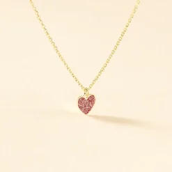 Histoire d'Or Collier Cerine Coeur Or Jaune