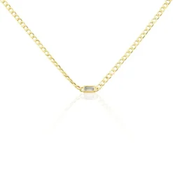 Histoire d'Or Collier Chain Or Jaune Topaze