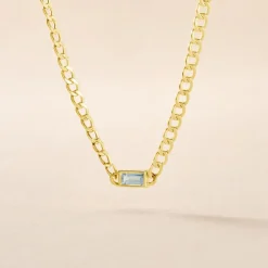 Histoire d'Or Collier Chain Or Jaune Topaze
