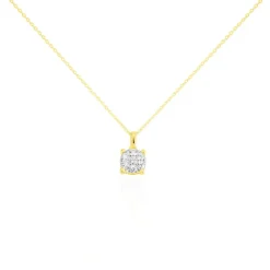 Collier Charlene Or Jaune Diamant Synthetique-Histoire d'Or Best