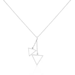 Histoire d'Or Collier Chayann Argent Blanc