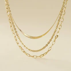 Histoire d'Or Collier Cherilyn Acier Doré