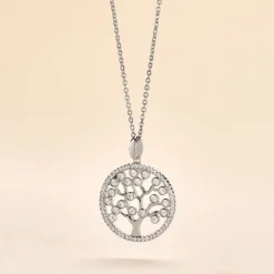 Histoire d'Or Collier Chimere Argent Blanc Oxyde De Zirconium