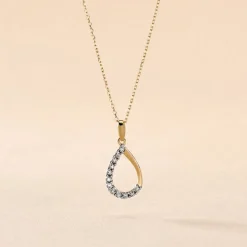 Histoire d'Or Collier Chrystalise Or Jaune Diamant