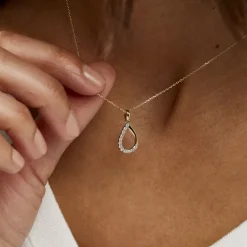 Histoire d'Or Collier Chrystalise Or Jaune Diamant