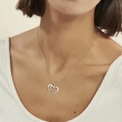 Histoire d'Or Collier Clarra Argent Blanc