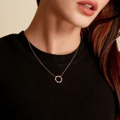 Histoire d'Or Collier éclat Perlé Plaqué Or Oxyde De Zirconium