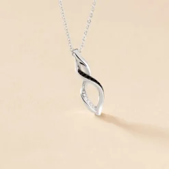 Histoire d'Or Collier Claudia Argent Blanc Oxyde De Zirconium