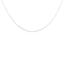 Histoire d'Or Collier Claudine Maille Forcat Argent Blanc