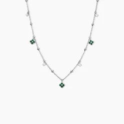 Histoire d'Or Collier Clova Argent Blanc Oxyde De Zirconium Pierre De Synthese