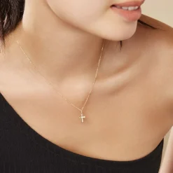 Histoire d'Or Collier Cobeia Or Jaune Oxyde De Zirconium