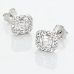 Histoire d'Or Collier Collection 1986 Or Blanc Diamant