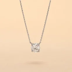 Collier Collection Aphrodite Or Blanc Diamant Synthetique-Histoire d'Or Hot