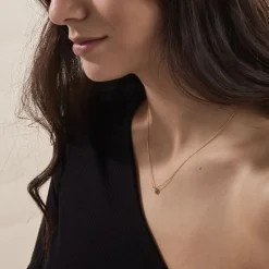 Histoire d'Or Collier Collection Aphrodite Or Jaune Diamant Synthetique