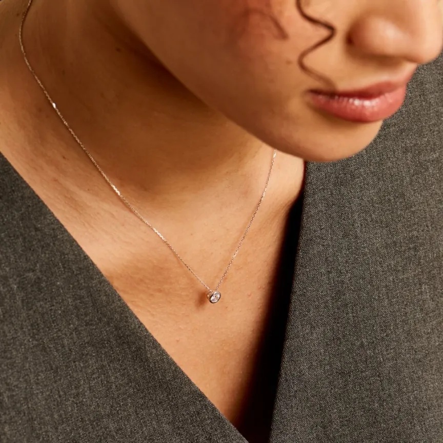 Collier Columbine De Zirconium Blanc-Histoire d'Or Best