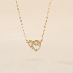 Histoire d'Or Collier Constancia Or Jaune Oxyde De Zirconium