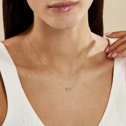 Histoire d'Or Collier Constancia Or Jaune Oxyde De Zirconium