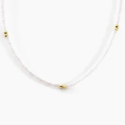 Collier Cyclades Argent Jaune Quartz-Histoire d'Or