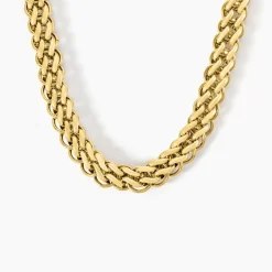 Histoire d'Or Collier Dafnie Acier Jaune