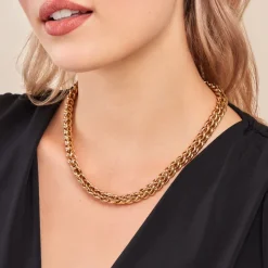 Histoire d'Or Collier Dafnie Acier Jaune