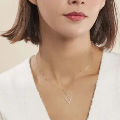 Histoire d'Or Collier Daina Or Jaune Oxyde De Zirconium