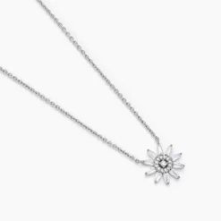Histoire d'Or Collier Daisy Argent Blanc Oxyde De Zirconium