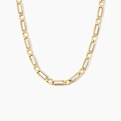 Histoire d'Or Collier Danae Plaquette Or Bicolore