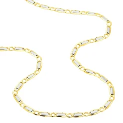 Histoire d'Or Collier Danae Plaquette Or Bicolore