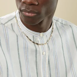 Histoire d'Or Collier Danae Plaquette Or Bicolore