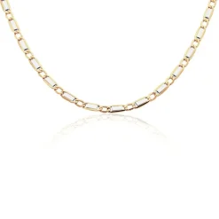 Histoire d'Or Collier Danae Plaquette Or Bicolore