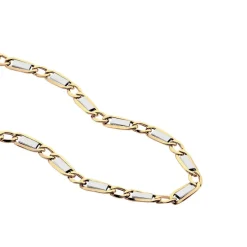 Histoire d'Or Collier Danae Plaquette Or Bicolore